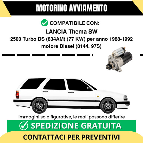 Motorino avviamento lancia - motorino,