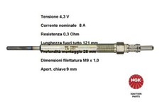 CANDELETTA MITO 500X DOBLO