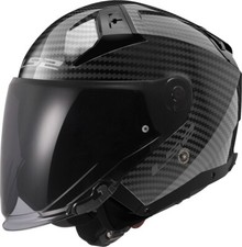 Casco moto jet carbonio - carbonio, 22.06