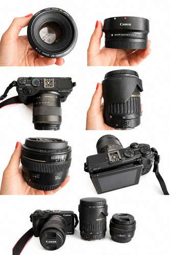 Kit canon eos completo - canon, m3