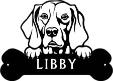 Insegna testa e osso di cane