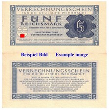 WEHRMACHT 5 Reichsmark 1944