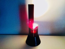 ? lampada vintage FOSCARINI orig anni 80 in vetro di Murano colore burgundy