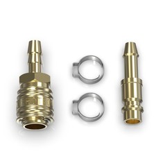 Pneumatica Frizione Ottone 9mm
