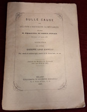 Sulle cause imputabilita - sulle, imputabilita'