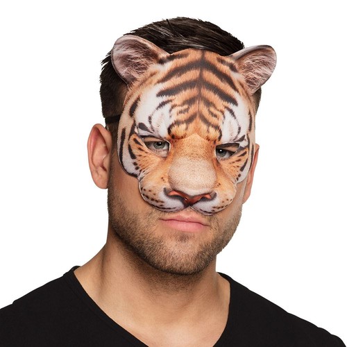 Mezza maschera tigre