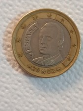 Moneta 1 Euro 2002 Spagna Rara
