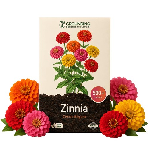 Grounding semi di zinnia - semi,