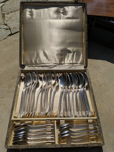 Set posate placcate argento - set,