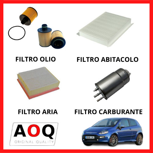 Aoq kit tagliando filtri - tagliando,
