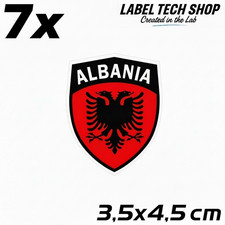 7 adesivi Albania piccoli