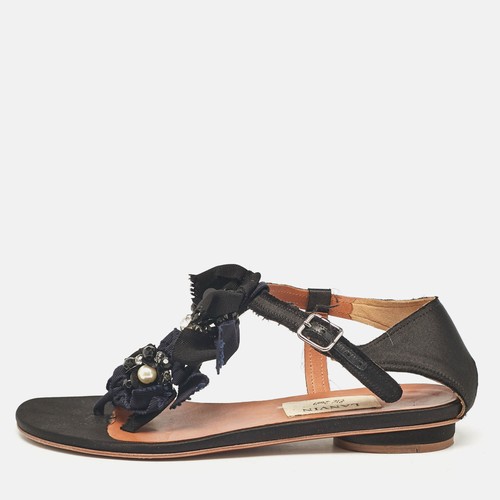Sandali bassi lanvin neri - lanvin,