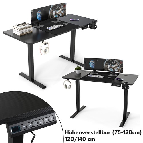 Scrivania elettrica con piano - con,