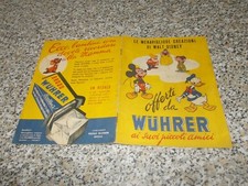 ALBUM LE MERAVIGLIOSE CREAZIONI DI WALT DISNEY WUHRER 1952 ORIG. VUOTO M.BUONO