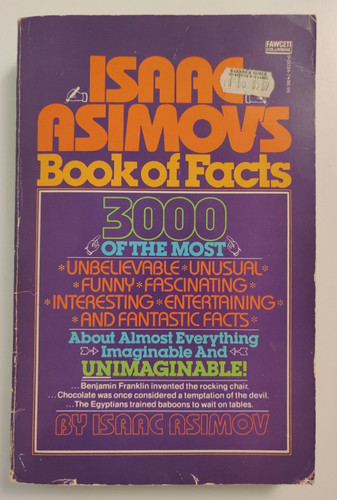 Isaac asimovs book facts by - asimovs,