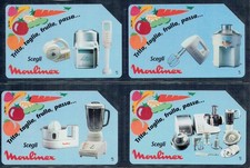 GIAN - Scheda telefonica SIP  "SERIE MOULINEX  usata"  G. 384/387