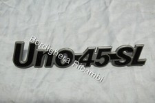 FIAT UNO 45 SL SCRITTA SIGLA LOGO TARGHETTA BAULE COFANO BADGE SCRIPT