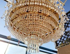 Lampadario plafoniera Strass