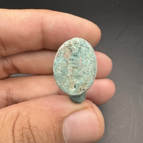 Anello antico romano bronzo - romano, in