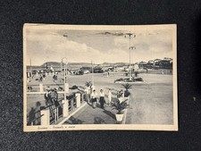 Cartolina Antica Riccione Piazzale A Mare La Perla Dell’adriatico Viaggiata 1939