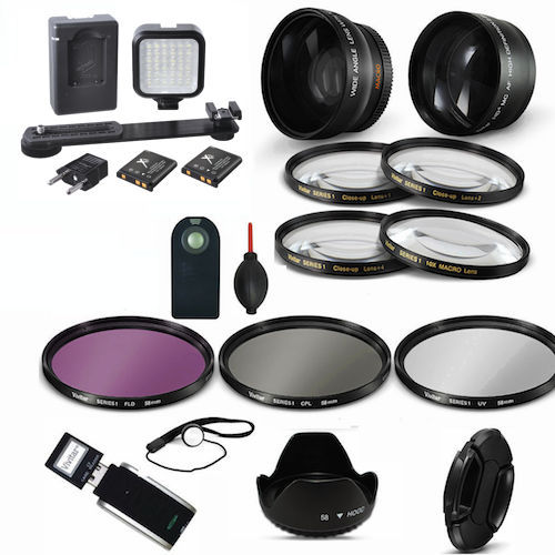 Kit accessori video per canon - kit,