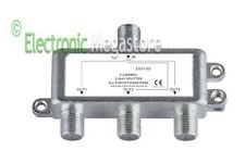 DIVISORE PARTITORE ANTENNA TV-SAT 3 USCITE DIGIT CON PASSAGGIO TENSIONE