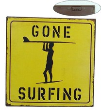 Cartello In Metallo "Gone