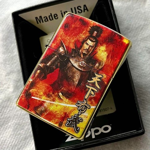 Zippo oil lighter nobunaga oda - zippo,
