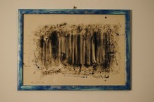 AMILCARE RAMBELLI - TECNICA MISTA SU CARTA - 1963