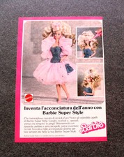 I320-Advertising Pubblicità- 1987 - BARBIE , MATTEL , BARBIE SUPER STYLE
