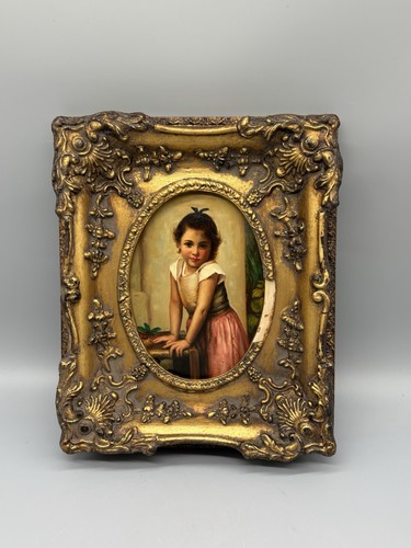Ritratto ragazza con olio - di,