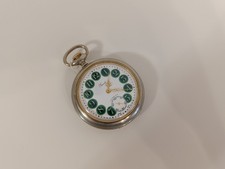 Orologio da taschino Juwel ore arabi bulinate verdi