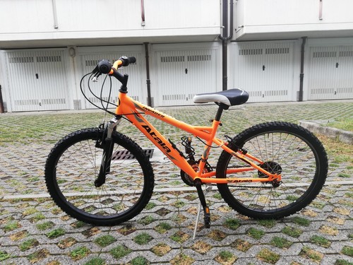 Bici mtb invader arancio - mtb, 24"