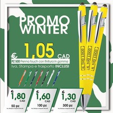 Penna Soft Touch personalizzata con incisione laser