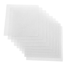  Tessuto per punto croce da 10 pezzi, 11 ct, in cotone a griglia, quadrato, per