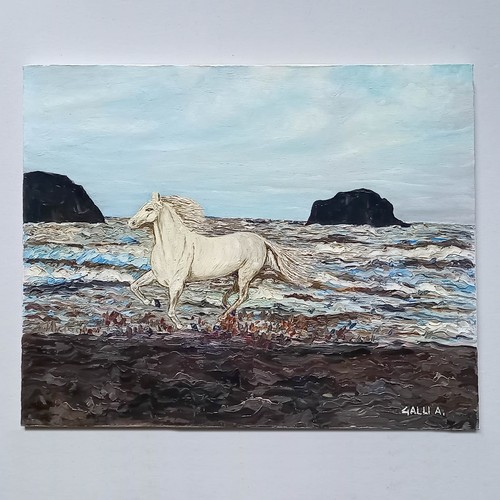 172 quadro cavallo sulla - quadro,