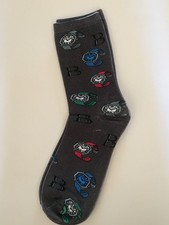 Beda'a Gadget Calze da uomo con B e orologi con logo mis unica colore grigio