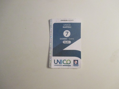 Italia napoli used ticket - napoli,