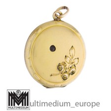 Medaglione doppio oro giallo