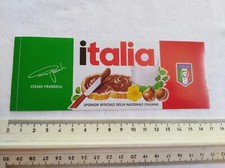 Adesivo pubblicitario sticker NUTELLA con autografo PRANDELLI mai attaccato