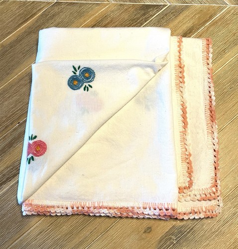 Tovaglia vintage ricamata con