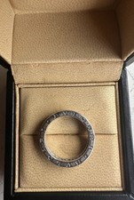 Bulgari Anello BZero 1 a Una Fascia In Oro Bianco 18kt Con Pavé Di Diamanti M 21