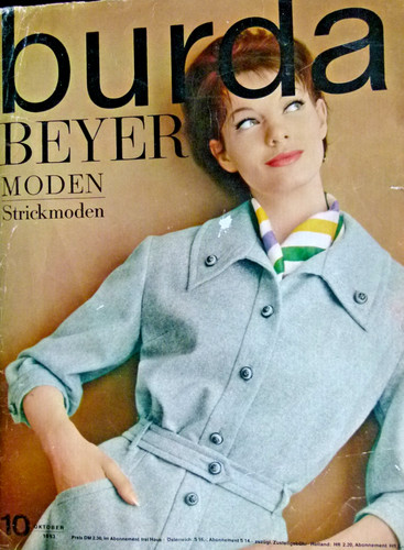 Vecchio quaderno moda burda - vecchio,