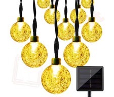 Solar Light Yellow Crystal