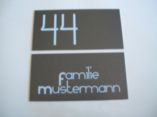 Numero civico campanello set - numero,