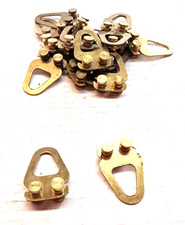 Pattino Scorrevole per Binario Acciaio Ottonato mm. 37x25 Pz. 12 RIVA UMBERTO