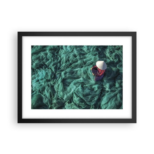 Poster 40x30cm rete pescatore - 40x30cm,