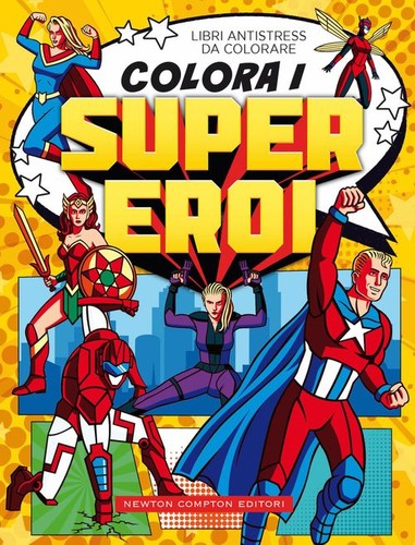 Libro colora i supereroi - -,