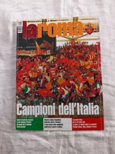 ROMA SCUDETTO 2001 RIVISTA LA ROMA CAMPIONE D'ITALIA NO MAGLIA CALCIO 