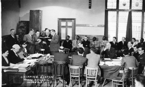 Town council 1952 chipping - council,